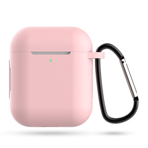
                  
                    pink airpod case cover with attached carabiner
                  
                
