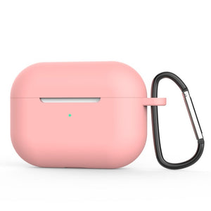 
                  
                    blush pink airpod pro case cover with attached carabiner
                  
                